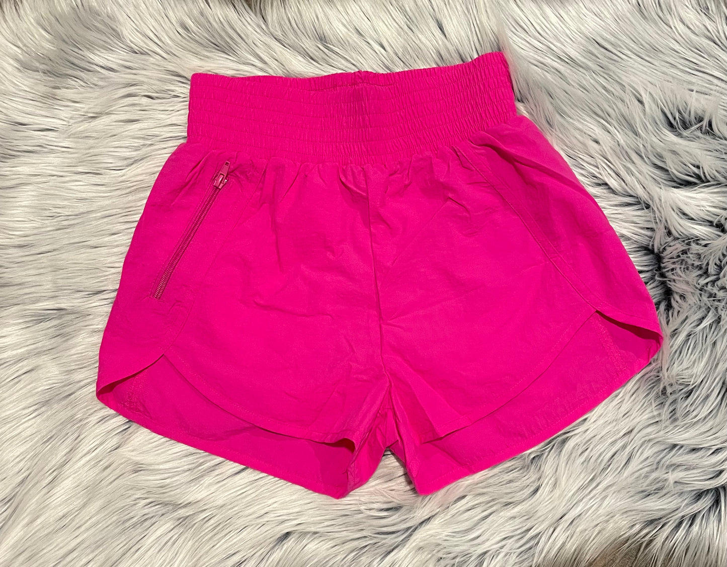 Windbreaker Short- Deep Pink