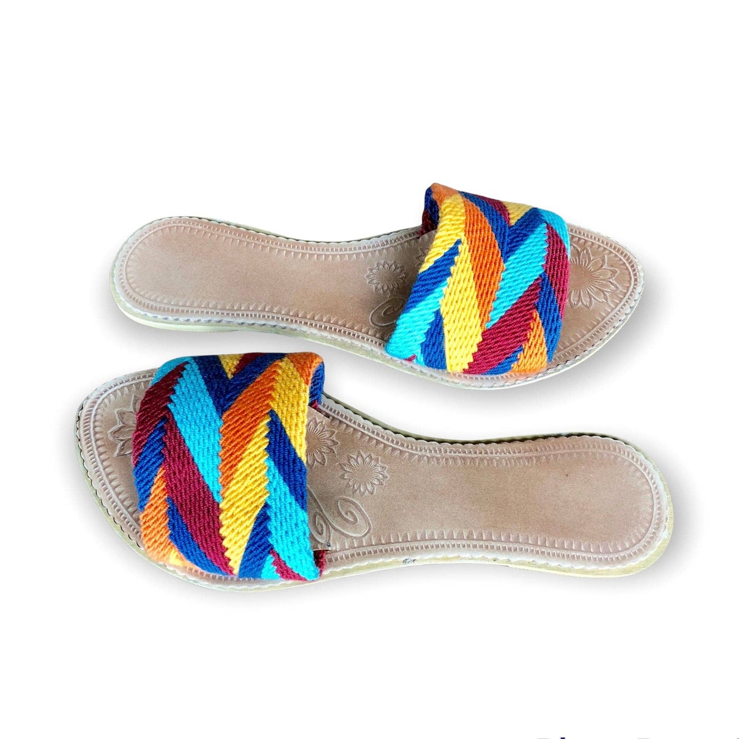 Desert Sunset  Summer Sandals | Woven Slides