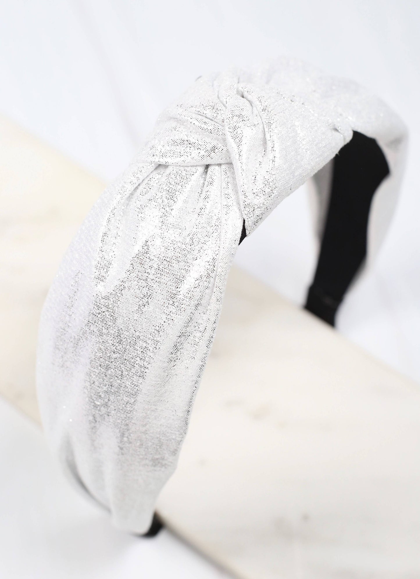 Silver Metallic Headband