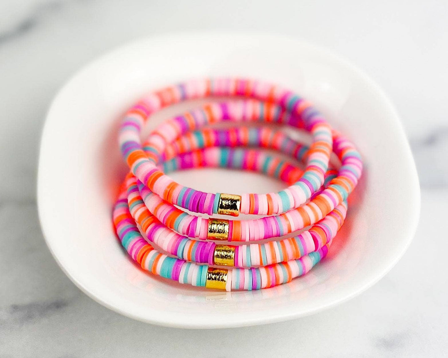 "Mia Tia" 6mm Color Pop Bracelet
