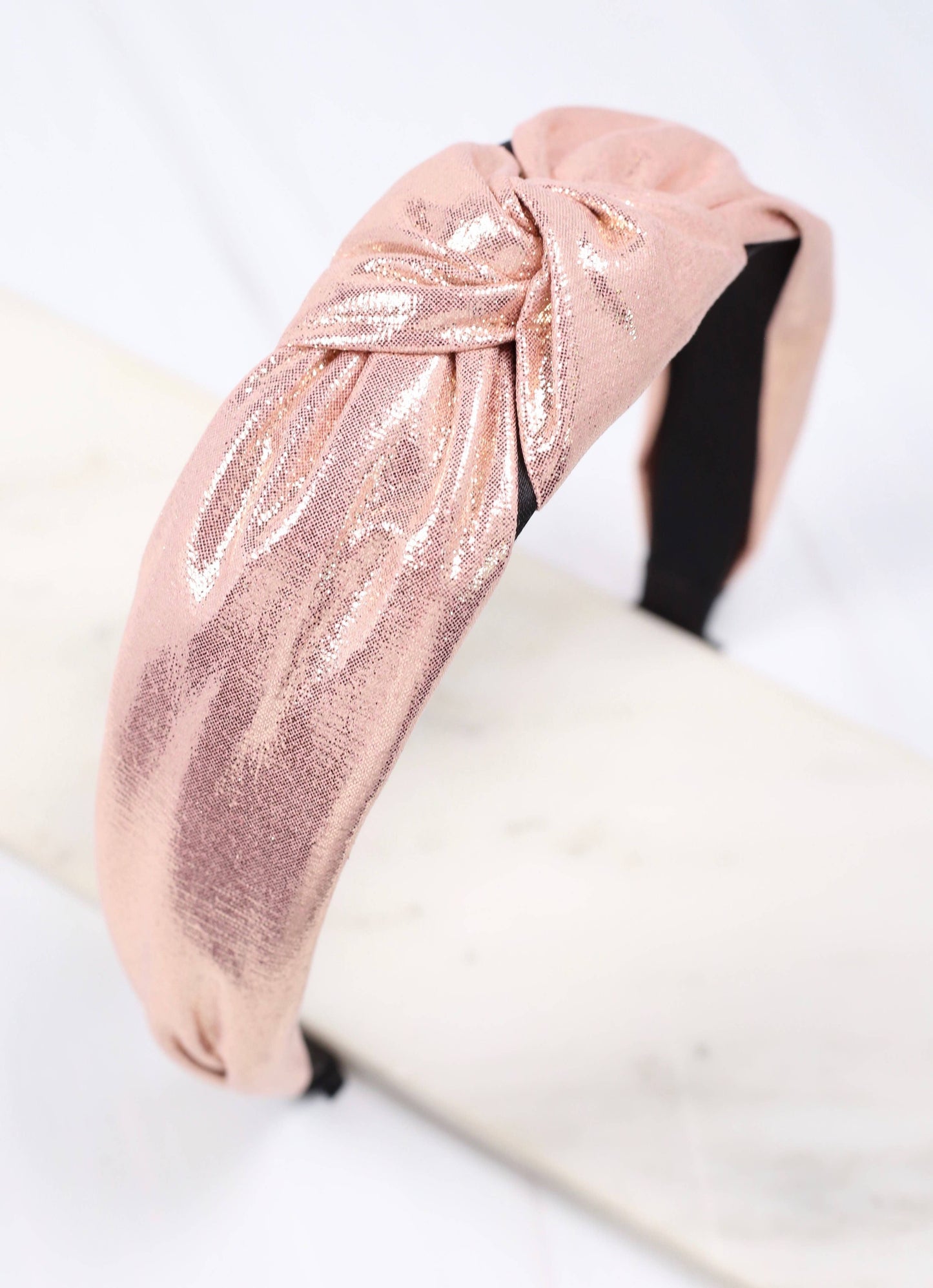 Rose Gold Metallic Headband