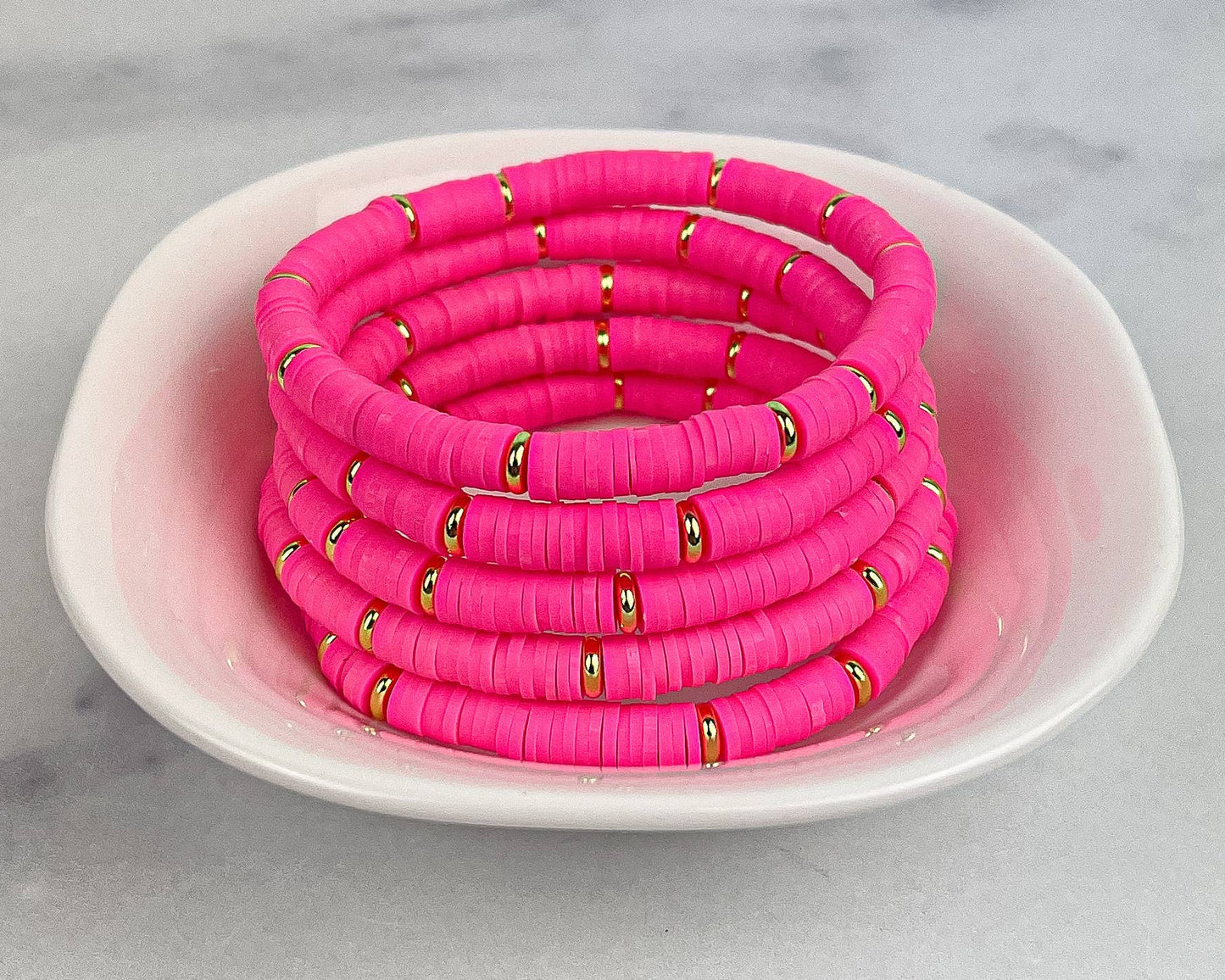 "Barbie Pink" 6mm Bracelet