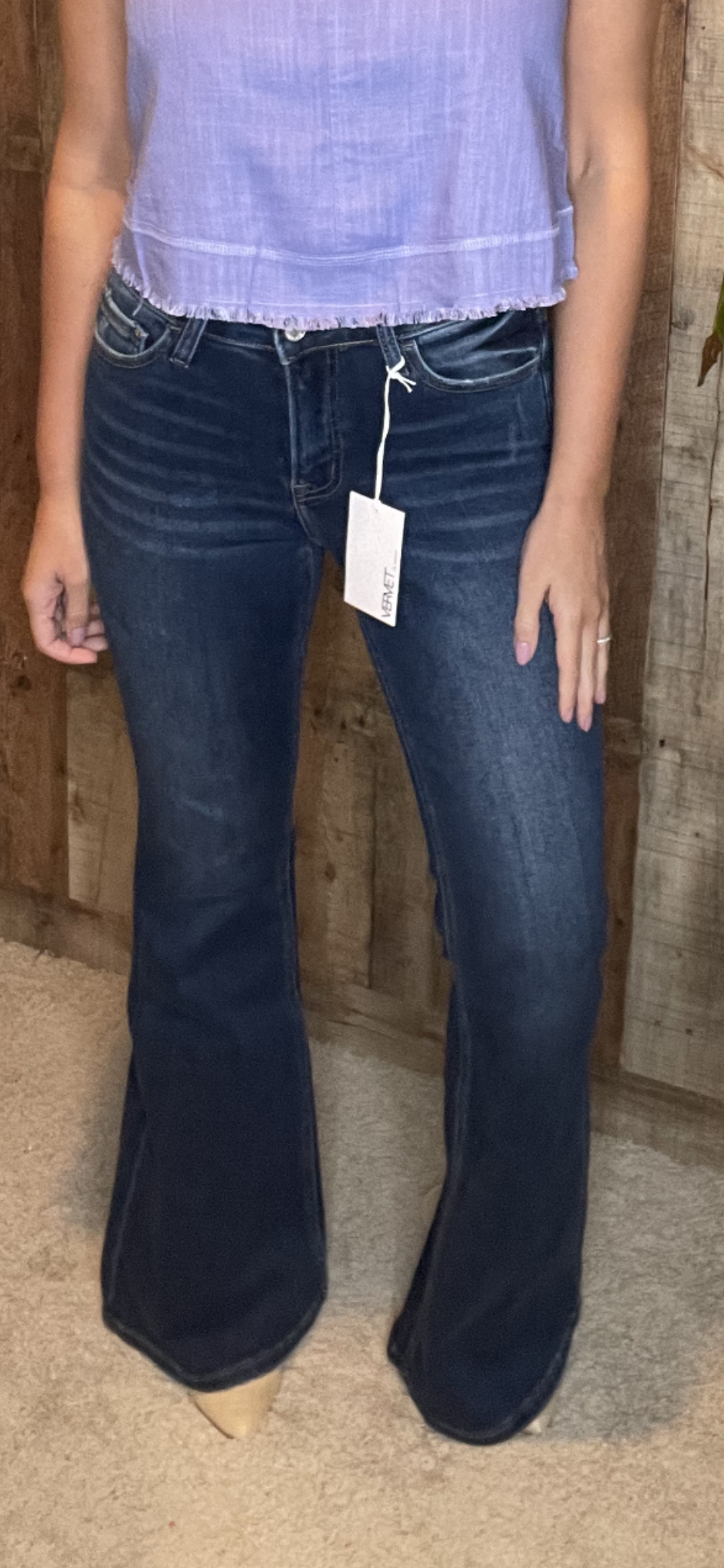 Alison Mid-Rise Flare Jean