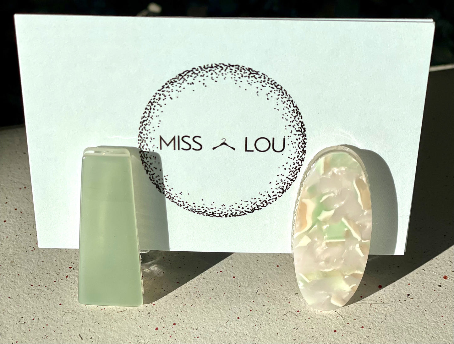 Acetate Cute Shell Hair Clip Set Of 2