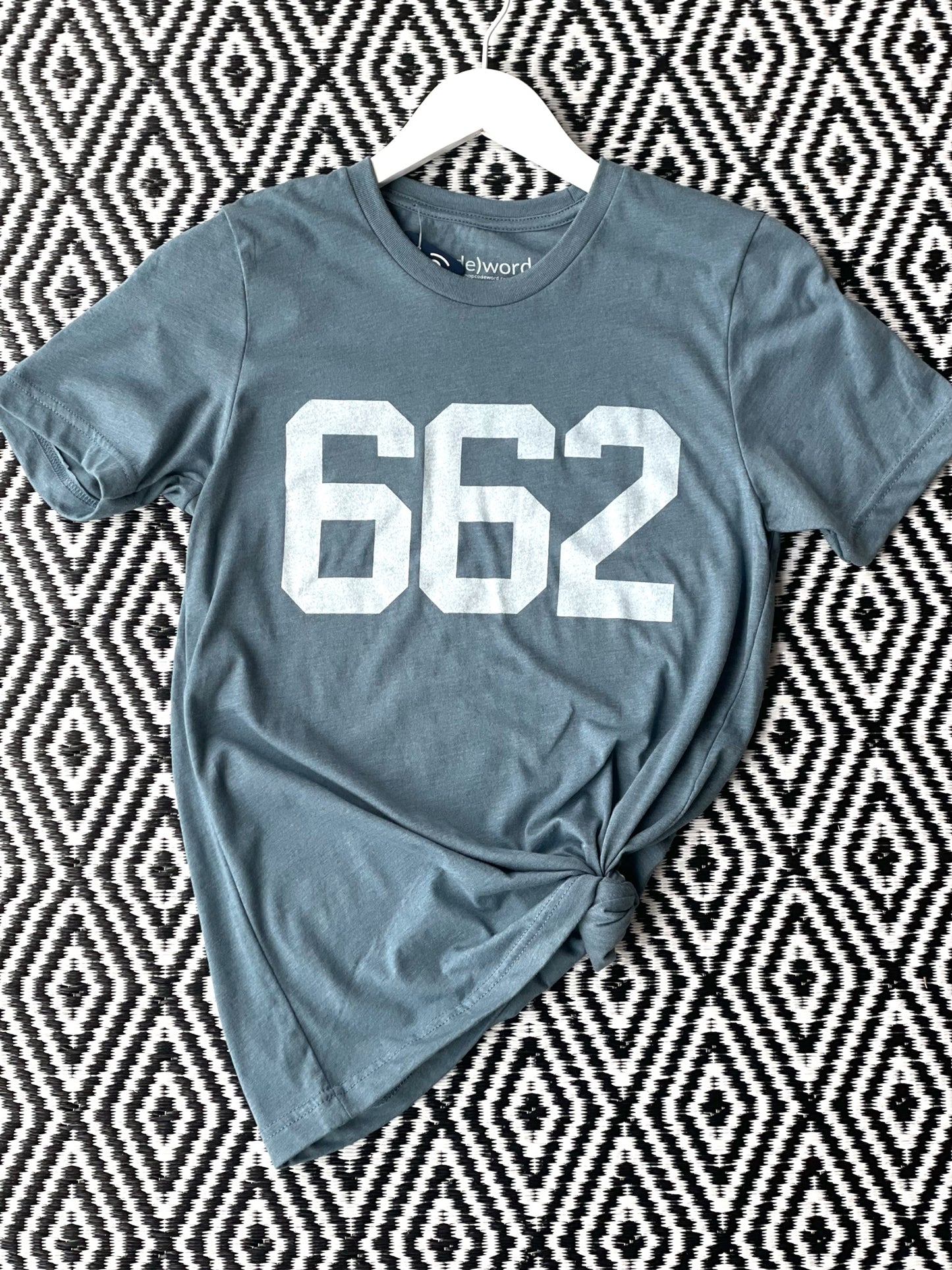 “662” Area Code Tee- FINAL SALE