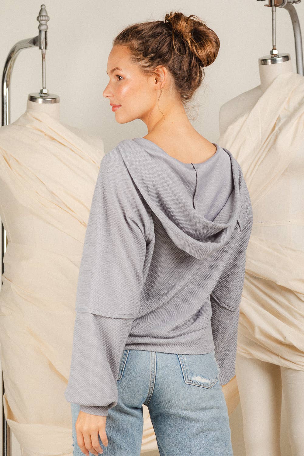 Raglan Sleeve Knit Top