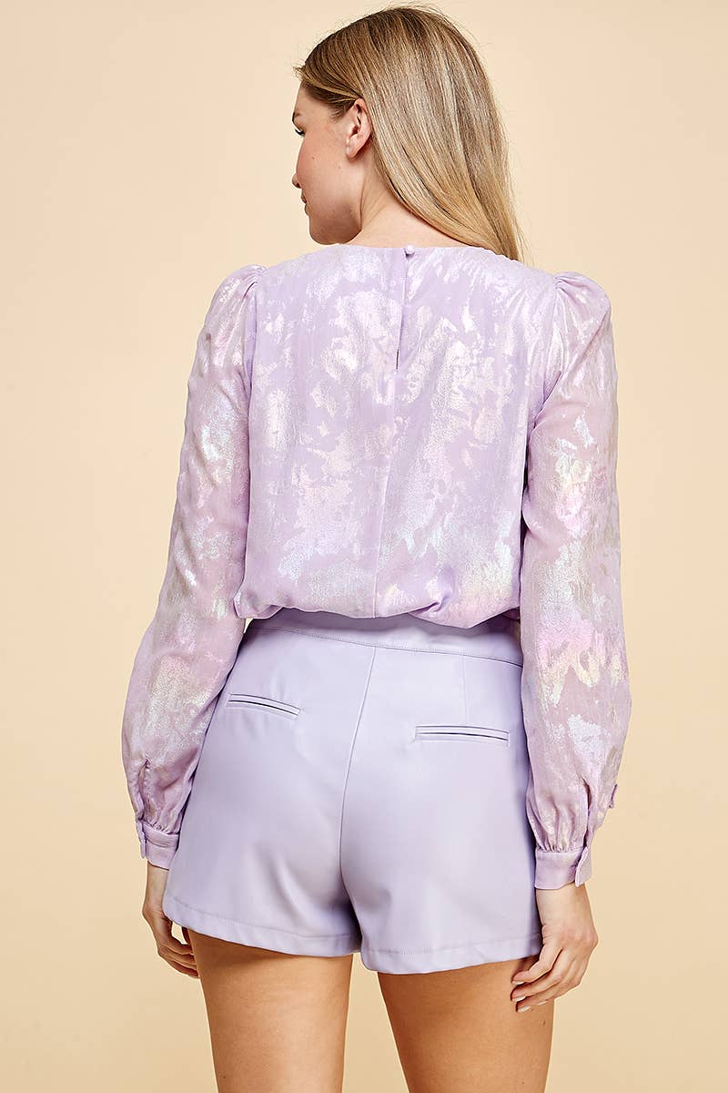 Lavender Shimmer Top