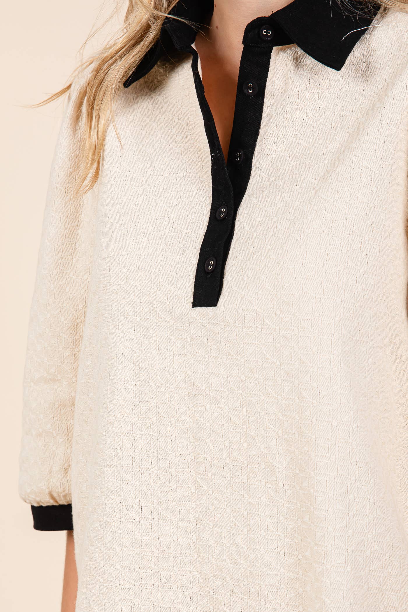 Textured Mini Dress