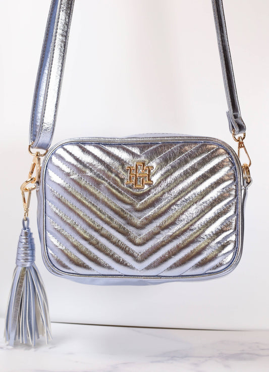 Margoe Camera Bag Metallic Denim