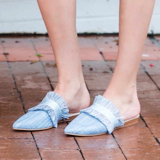 Carmen Mule- Blue