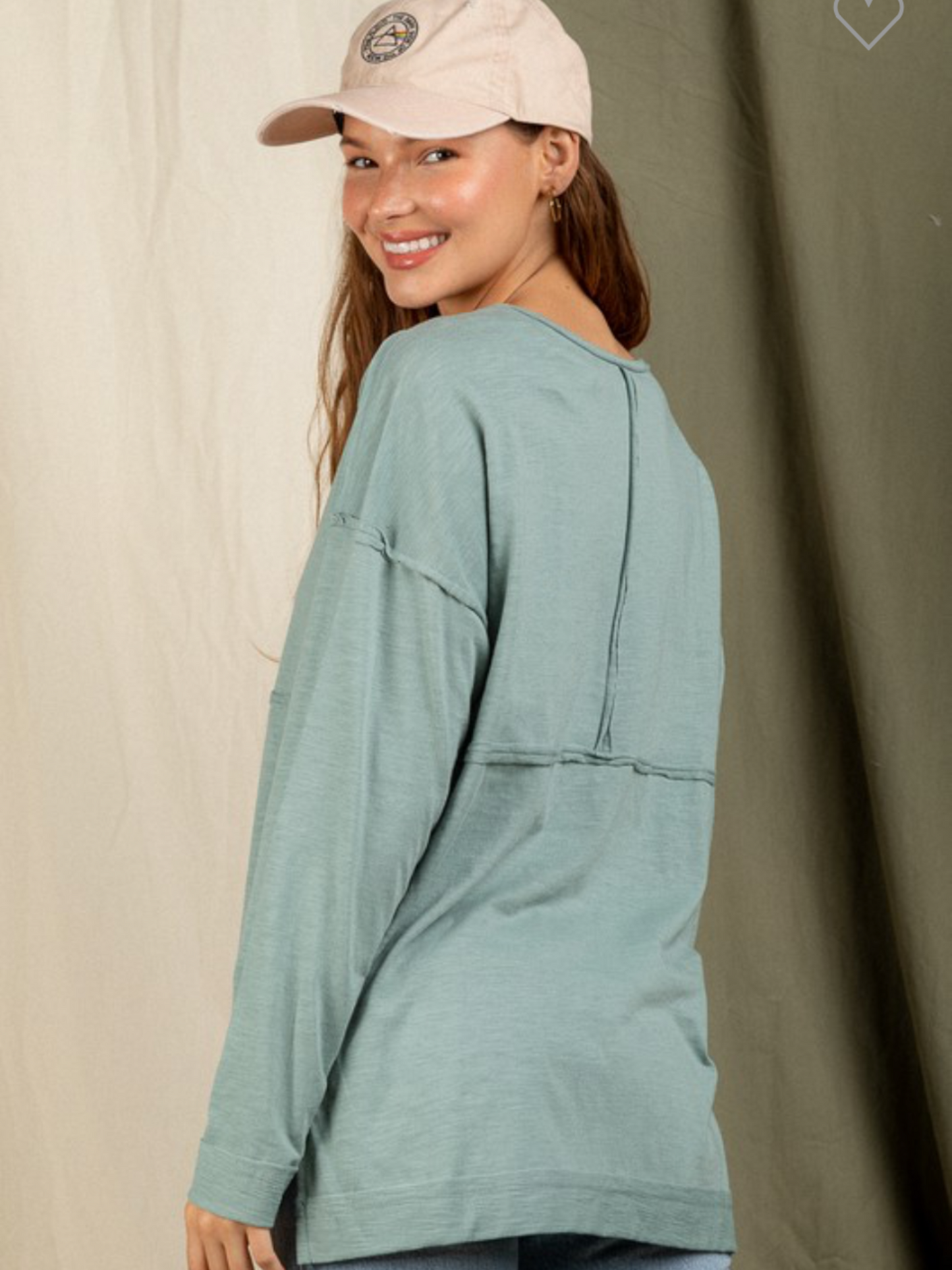 Raw Edge Knit Top